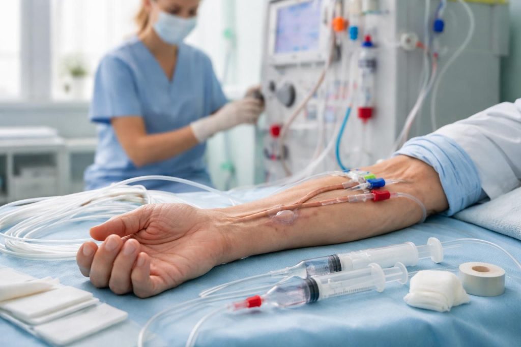 découvrez notre guide complet sur le branchement de fistule pour dialyse, spécialement conçu pour accompagner les patients dans leurs soins et leur quotidien.