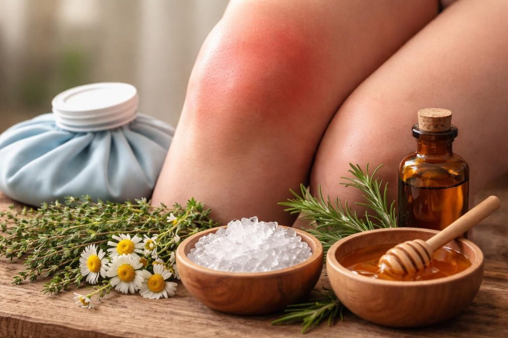 découvrez 5 remèdes de grand-mère efficaces pour soulager un genou chaud et gonflé rapidement et naturellement.