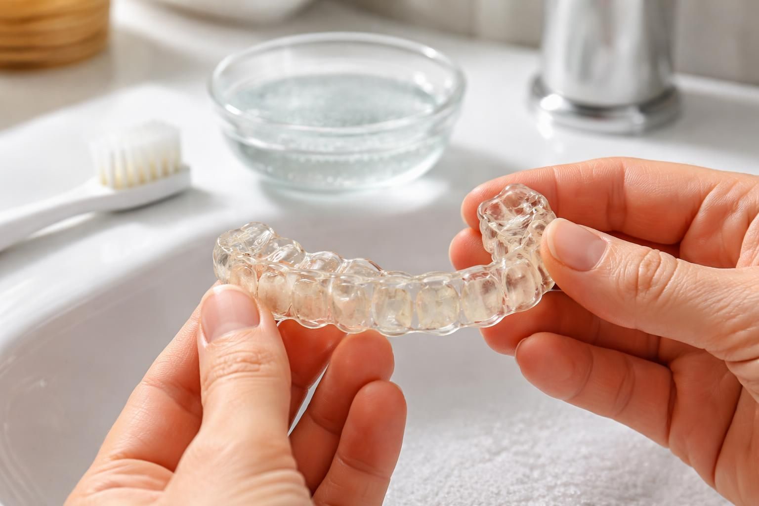 Que faire si votre appareil dentaire transparent jauni ?