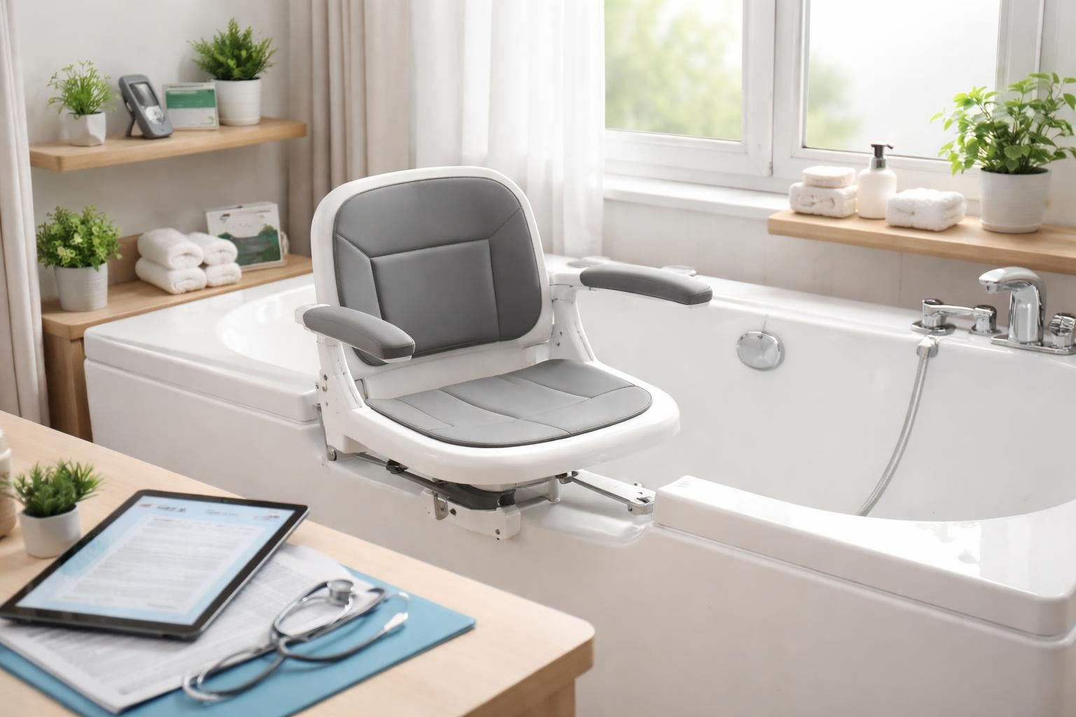 Siège baignoire pivotant : remboursement sécurité sociale et mutuelle