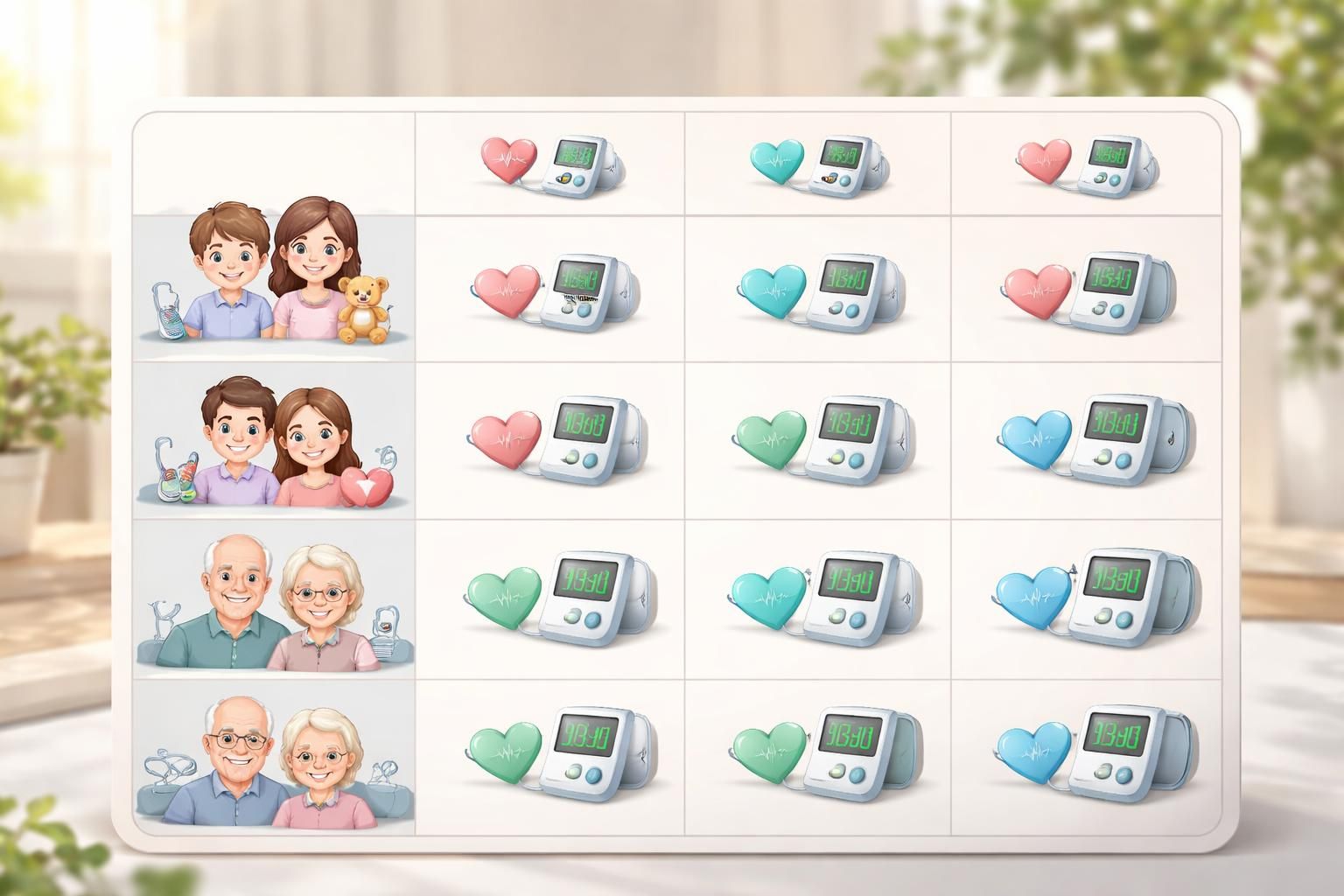 Tableau tension artérielle normale selon l&rsquo;âge : découvrez les normes
