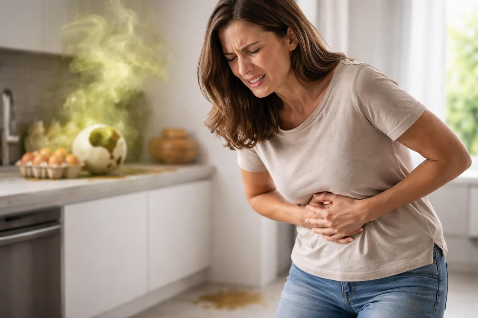 Rot sentant l’oeuf pourri puis diarrhée : les causes possibles