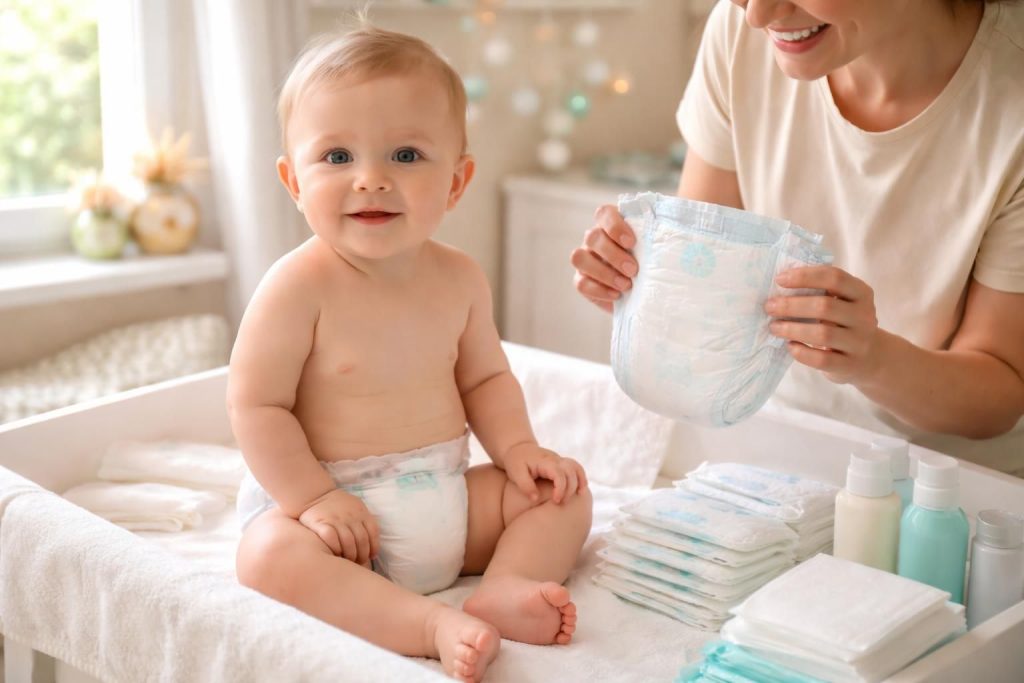 découvrez comment reconnaître les signes indiquant qu'il est temps de changer la taille de couche de votre bébé pour assurer son confort et éviter les fuites.