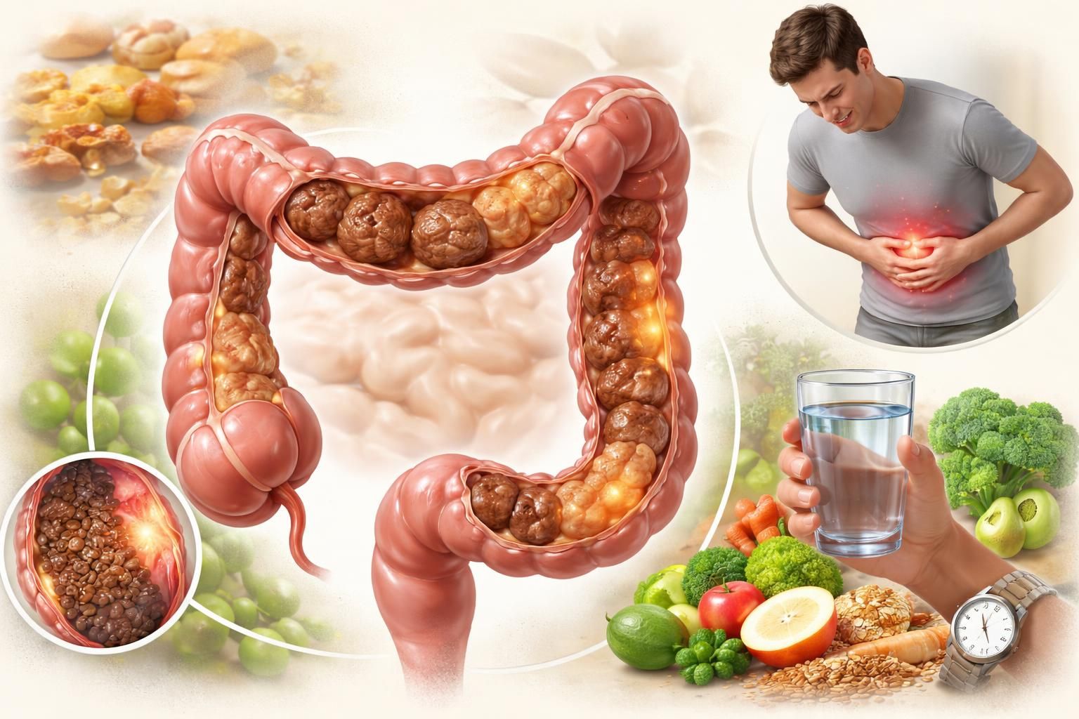 Stase stercorale : causes, symptômes, risques et solutions efficaces